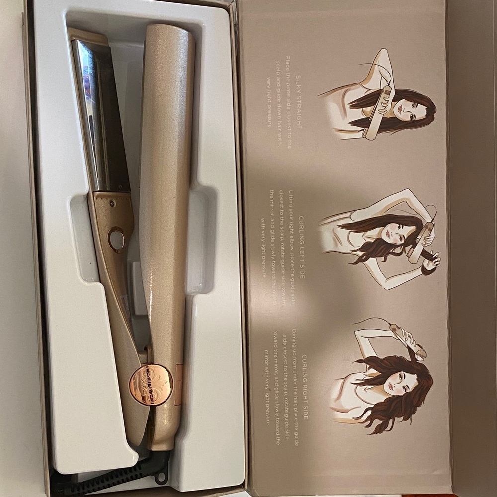TYME  Pro Iron 2 In 1  Hair Curler And Straightener (2)